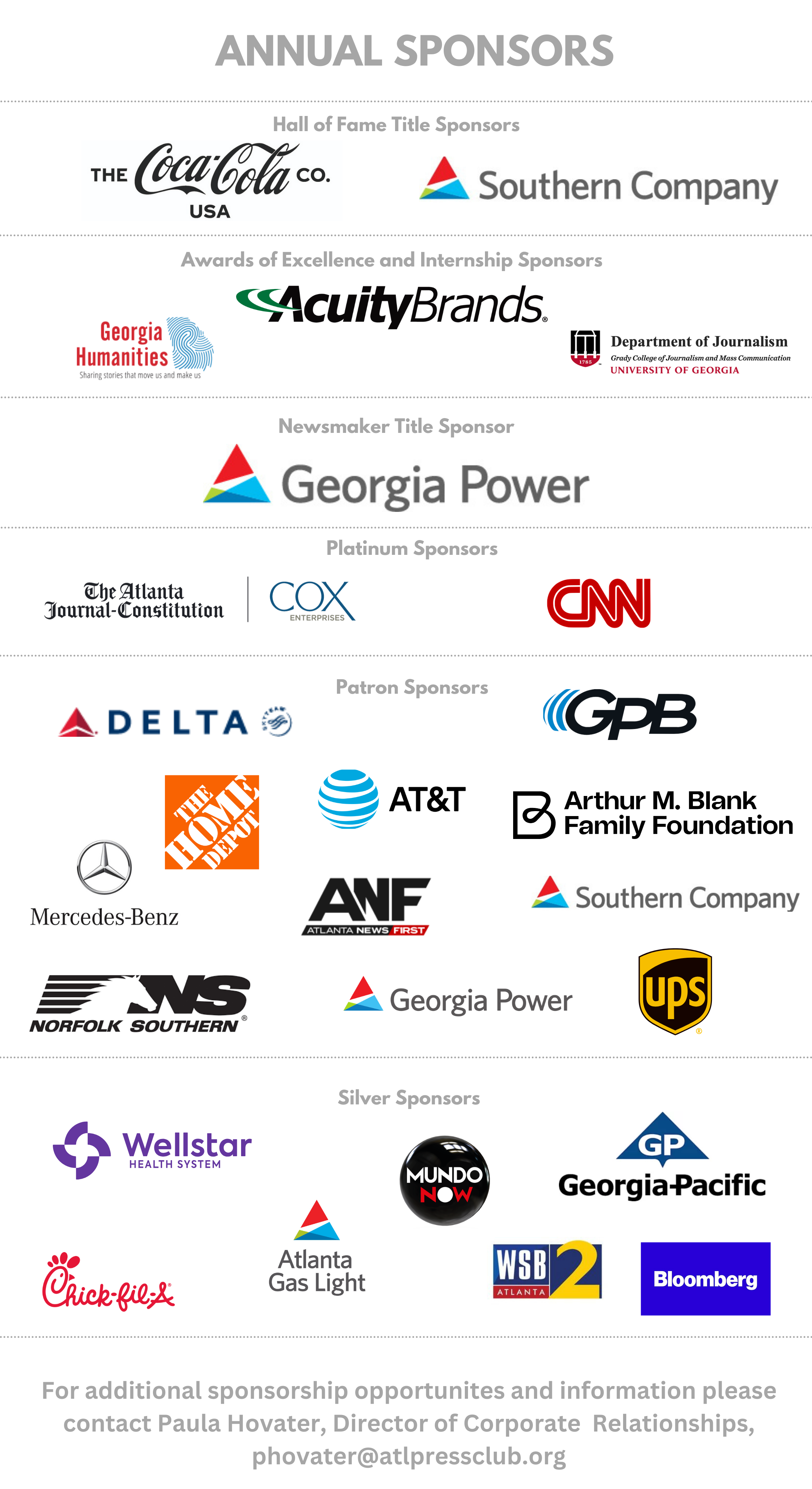 Sponsors - Atlanta Press Club